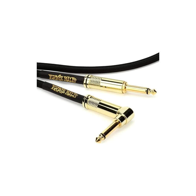 Ernie Ball - Cable trenzado para instrumentos, recto/angular, 10 pies,