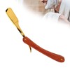Old Style Straight Razor Rosewood Handle Straight Edge Barber Razor
