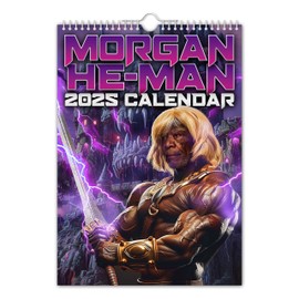 The Calendar King // Morgan He-Man - 2025 Wall Calendar // Funny/Quirky/Gift/Secret Santa