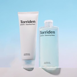 Torridon [2-piece set] Toriden Dive-in Hyaluronic Acid Cleansing Foam 150ml + Cleansing Water 400ml / [2종세트] 토리든 다이브인 히알루론산 클렌징 폼 150ml + 클렌징 워터 400ml
