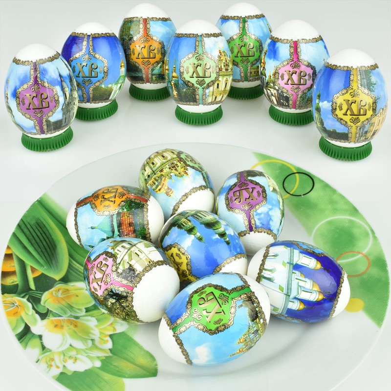 Diximus Thermo Heat Shrink Sleeve Decoration Easter Egg Wraps Pysanka