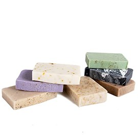 ARTHE. Jabon artesanal en barra caja mayoreo 60 piezas 50 gr. Pieza/Personalizado para recuerdo de eventos.