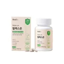Healin Relax On Stress Tension Relief L-Theanine Rhodiola Nutritious Supplement, 1 Tablet, 1 Piece / 힐린 릴렉스온 스트레스 긴장완화 L테아닌 홍경천 영양제 월분, 1정, 1개