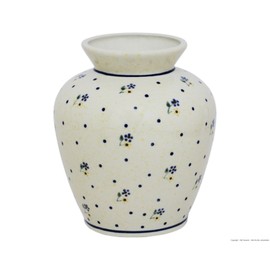 Bunzlauer ceramic vase / flower vase, height 17.0 cm in decor 111