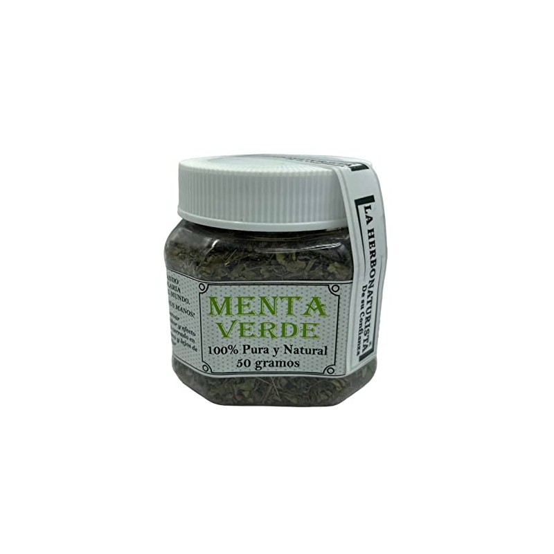 La Herbonaturista Hojas secas de Menta verde 100% pura con