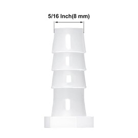 JoyTube 5/16" Plastic Pex Barb Plug End Cap Pipe Crimp Fitting (Pack of 10)
