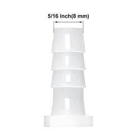 JoyTube 5/16" Plastic Pex Barb Plug End Cap Pipe Crimp Fitting (Pack of 10)