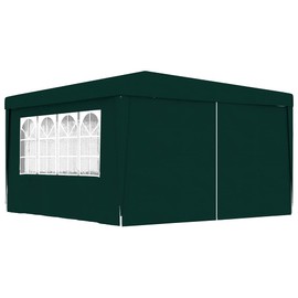 FAMIROSA Professional Party Tent with Side Walls 13.1'x13.1' Green 90 g/m²