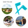 BEIIEB 7 Pack Towel Clips with 1 Organizer Bag, Beach