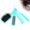 4Pcs Hair Brush Set Paddle Detangling Hair Brush Nine Rows
