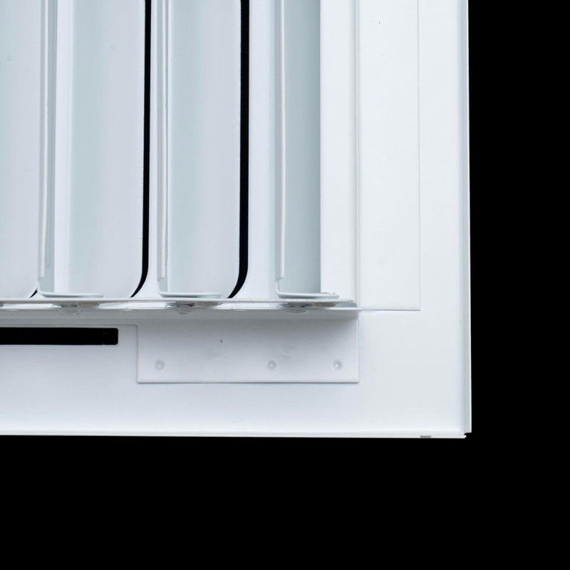 Fits 8x8 Duct Opening 2 Way Fixed Curved Blade Air