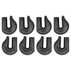 8 Pack Heavy Duty 5/8" Weld On Grab Hook, Grade