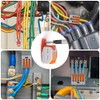 120 Piezas Conectores de Cable, Connection Terminals con Palanca de