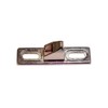 Barton Kramer 2-3/4 in. x 3/4 in. Chrome-Plated Patio Door