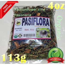Mexican Herbs & Roots Pasiflora hierba/te, Pasionaria herbal Tea passiflora incarnata 4oz/113g