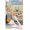 12pcs Paint Brush Nylon Hair Oil Brush Large Medium Small,Artist