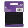Goody Women's Black Athletique Sweat Stretch Elastics, 8 CT