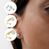 uxcell Earring Pads, 36pcs 6 Styles - Silicone Clip-on Earring