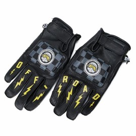 【グローブ】LOGO GLOVES 男女兼用 手袋 ドライブ ドライバー オートバイ フィット 快適 ツーリング ブラック L