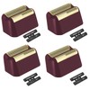 Replacement Shaver Heads Compatible with Wahl Foil Shaver (Red/4)