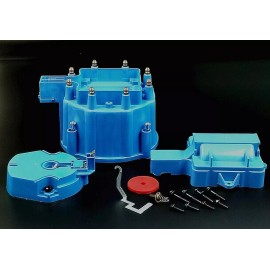 Unbranded Chevy GM BLUE HEI Large Distributor Cap Rotor Kit SBC BBC 305 327 350 396 454
