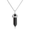 Philip Jones Black Onyx Gemstone Necklace with Quote Card