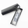 Stainless Steel Compact Portable Automatic Switch Folding Comb Mini Size
