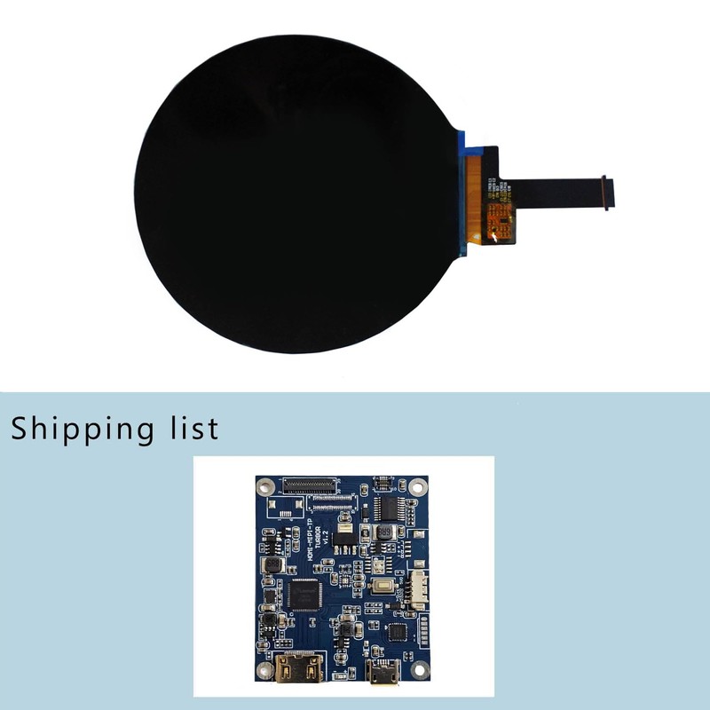 FanyiTek 4" 4 inch 720P Circle LCD Screen and Driver