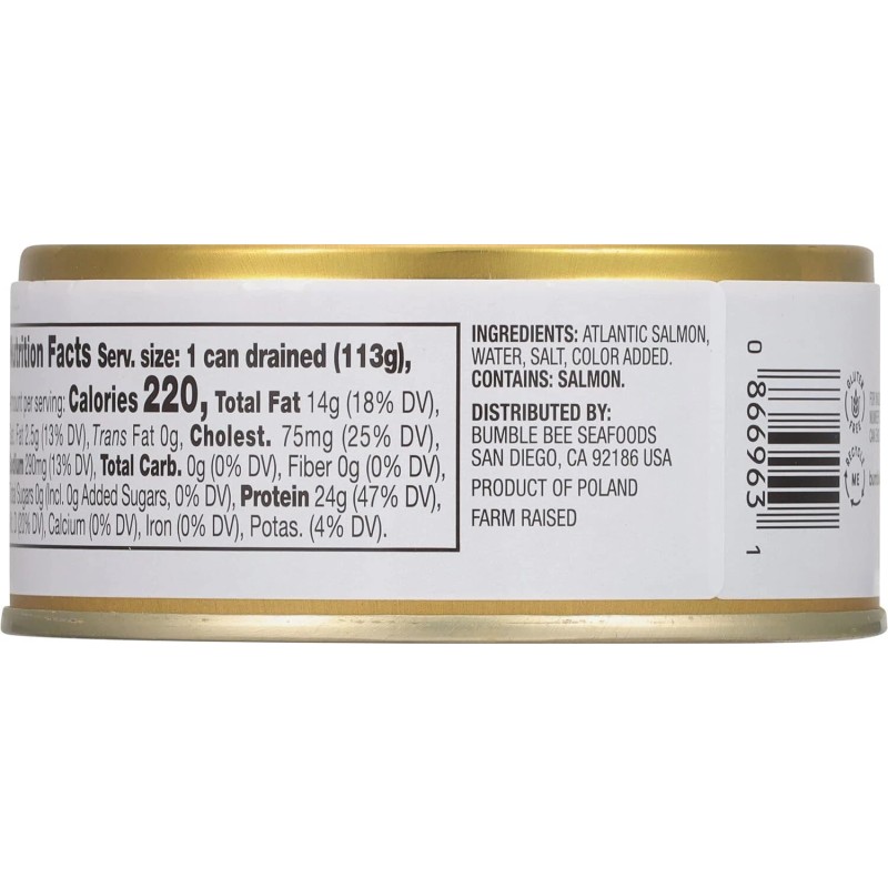 Bumble Bee Prime Atlantic Salmon 5 oz Can - Premium