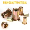 165 Pieces Rivet Nuts Set Thread Rivets M3 M4 M5