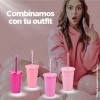 100 Vasos Reusables Uupz 16 Oz Bautizo Recuerdo Bolo Mayoreo