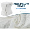 ComfiLife Knee Pillow Cover Replacement with Cooling Fabric