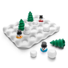 The Happy Puzzle Company - Snow Problem Game - Limited Edition Snowman-Building Puzzle with 3,000 Copies Worldwide - Stack, Slide, and Solve to Build Your Snowmen - Fun for All Ages