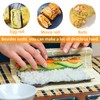 LZYDKH 6PCS Sushi Mat, Sushi Rolling Mat 24cm x 24cm