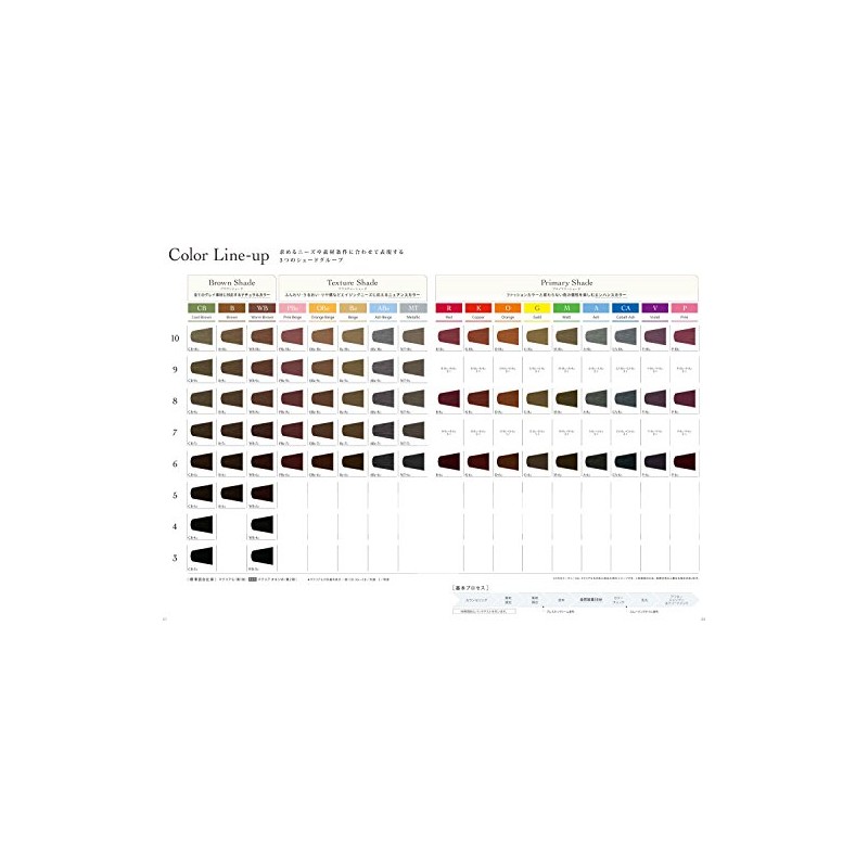 Lebel Materia G 1 Dose, Brown Shade, Warm Brown, WB-5G,