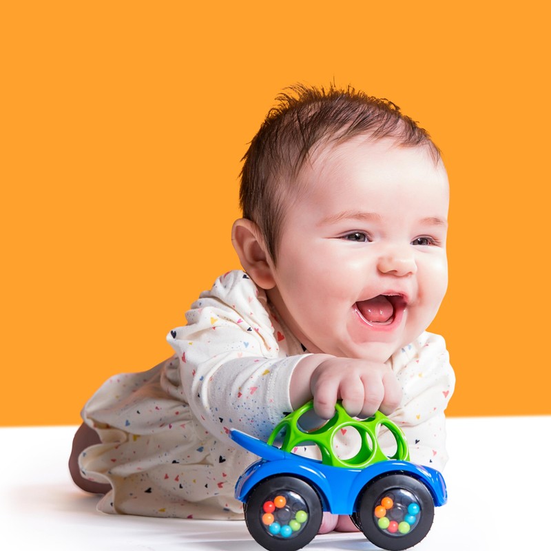 Bright Starts Oball Easy Grasp Rattle & Roll Giocattolo sportivo