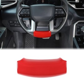 Aunginsy Steering Wheel Trim Cover Compatible with Toyota Tundra/Sequoia 2022-2024 Tacoma 2024 Central Control Steering Wheel Chin Lower Panel Protective Cover Decorative Sticker Interior Accessories