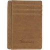Travelambo Travelambo Slim Wallet Front Pocket Minimalist Leather RFID Blocking