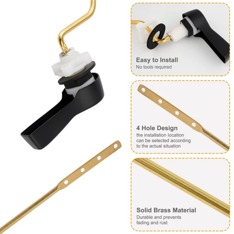 American Standard Universal Side Mount Toilet Handle Tank Flush Lever