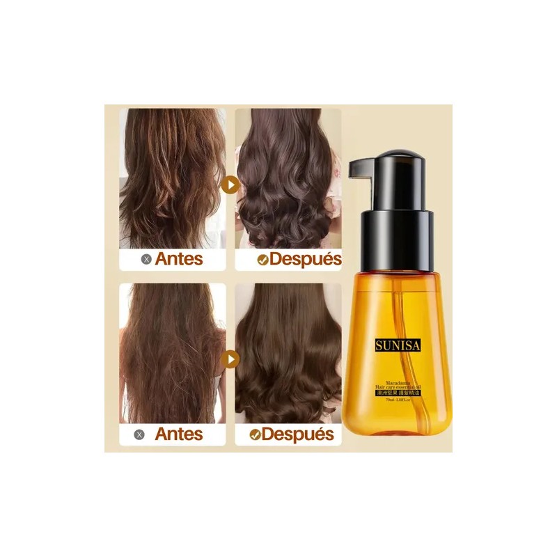 Tratamiento Cabello Anti Frizz Aceite Iluminador Rizos F