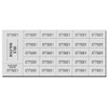 Auction Tickets - 500 Sheets - WHITE