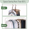 Mr. Pen- Space Saving Hangers for Clothes, 8 Pack, Mahogany