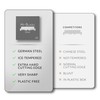My-Blades® - Silver - 100 Single Sided German Steel Razor