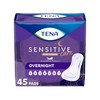 Tena Incontinence Pads for Women, Overnight, 45 Count (Pack of