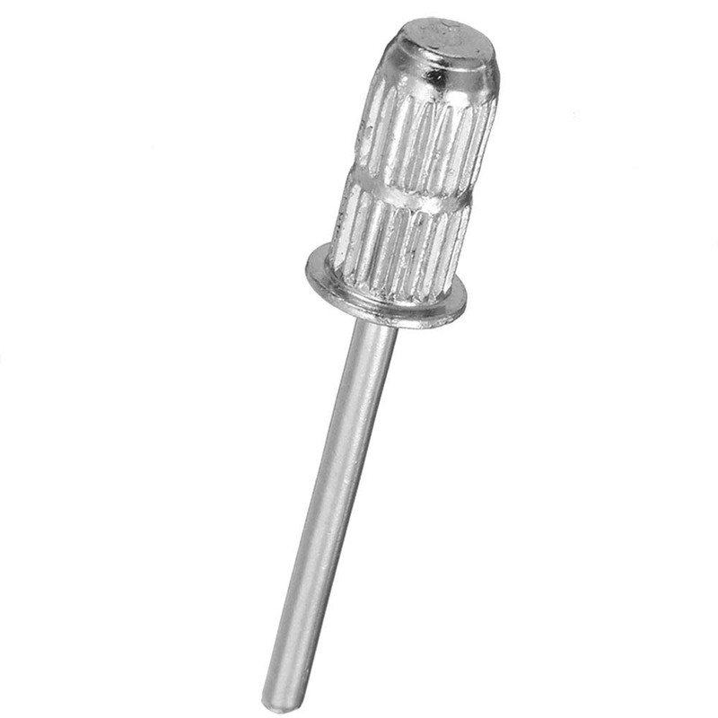 10Pcs Drum Mandrel, 6.35mm Sanding Sleeve Holder Accessory with 2.35mm