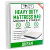 Queen Mattress Bag for Moving and Storage - 5 Mil