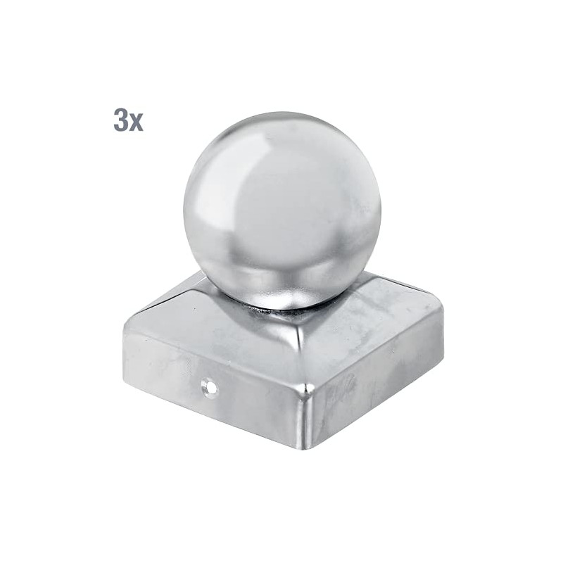 Alberts 327217 Post Cap for Wooden Posts with Ball Head