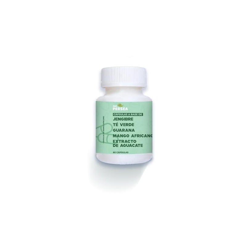 A&G PERSEA Cápsulas a base de té verde con jengibre,