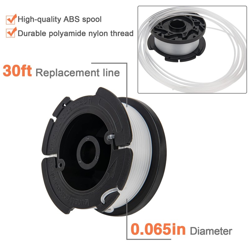 AF100 Replacement Spool, AF-100 Spool Compatible with Black and Decker