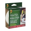 Duck Brand Indoor/Outdoor Carpet Tape, 1.41-Inch x 42 Feet, White